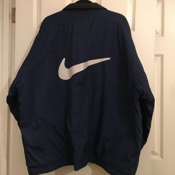 nike jacket logo on back
